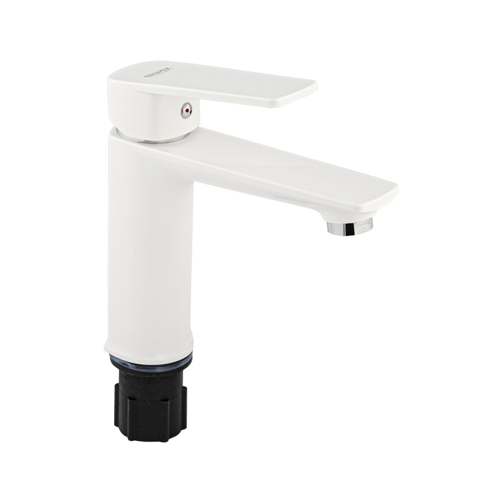 Изображение товара Смеситель для раковины Brimix из высокопрочного АБС пластика, премиум, цвет БЕЛЫЙ 5999-V