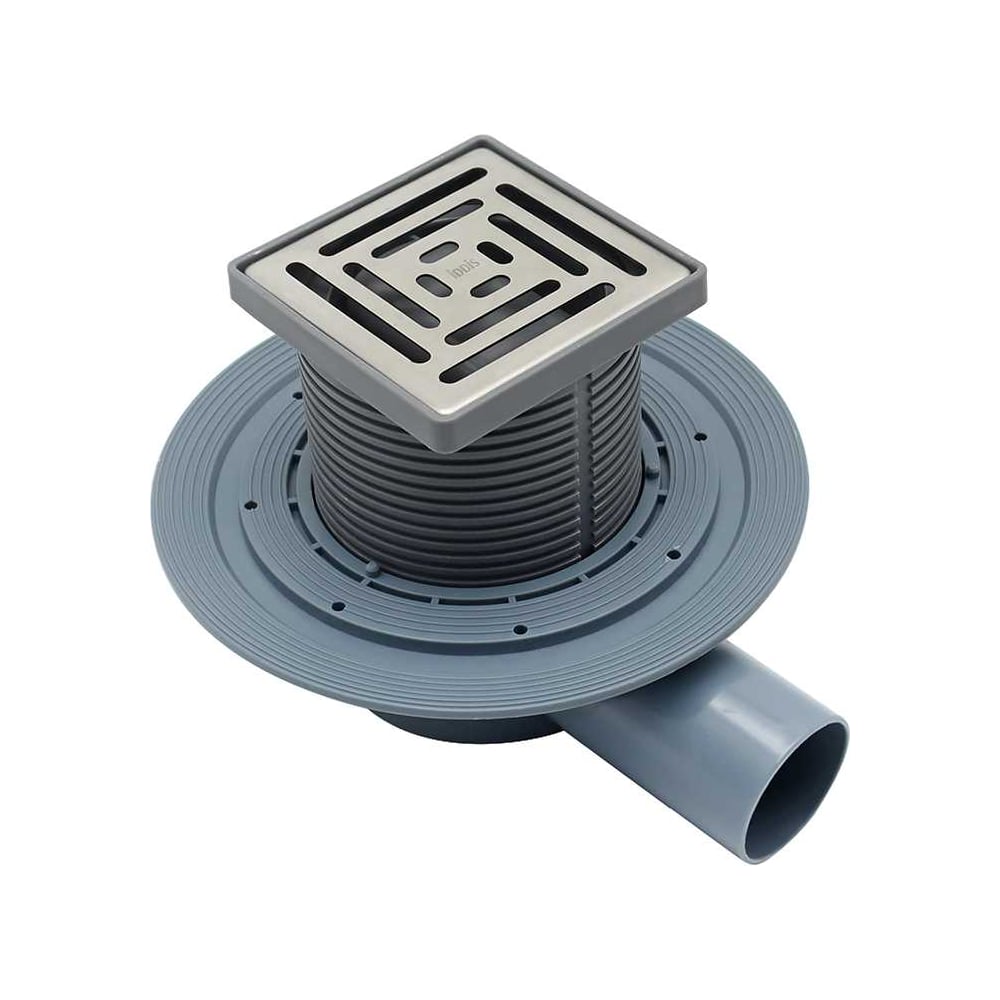 Изображение товара Трап душевой IDDIS сифон 360, комбинированный затвор, 10×10 см, хром 980DS10SB4CDZ