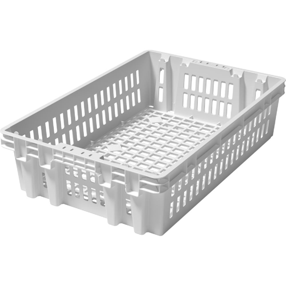 Изображение товара Ящик полимерный Тара.ру 600х400х152,5 хлебный перфорированный