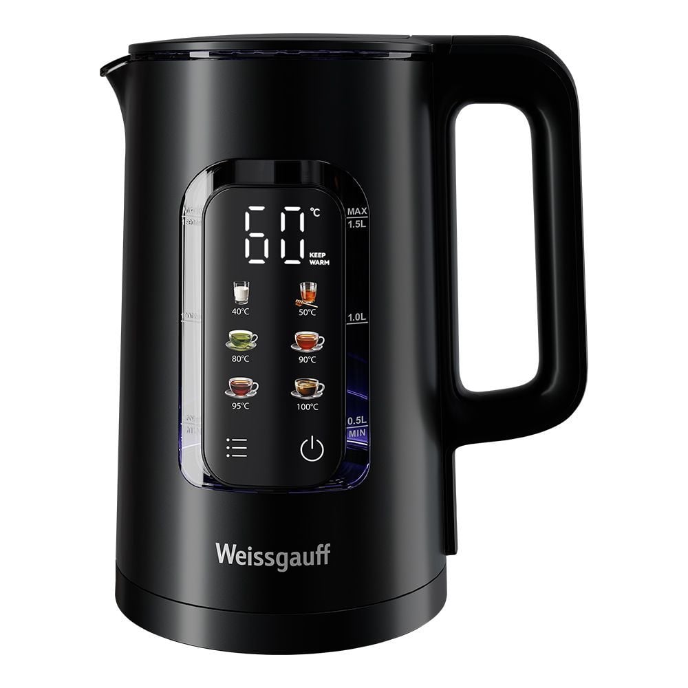 Чайник электрический Weissgauff WK 1500 Db Touch BodyCool 434118