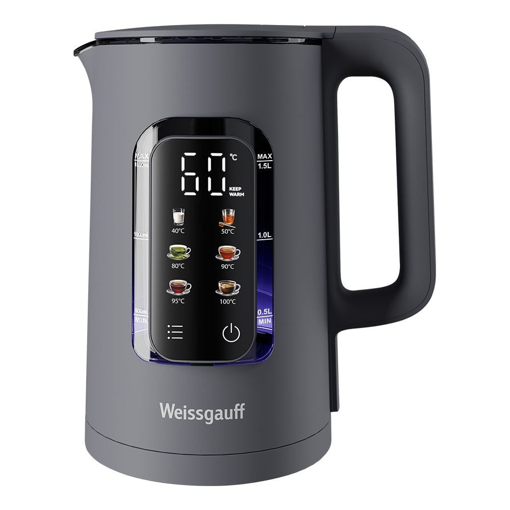 Чайник электрический Weissgauff WK 1500 Dt Touch BodyCool 434123