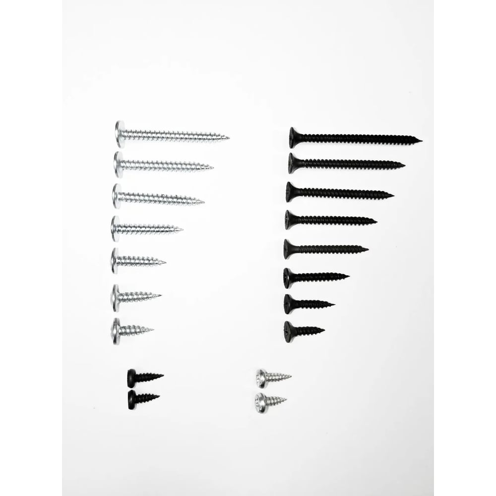 Изображение товара Набор саморезов по металлу Клинский НСМ00ФПРБЦ-95 с пресс-шайбой 4,2×51 мм