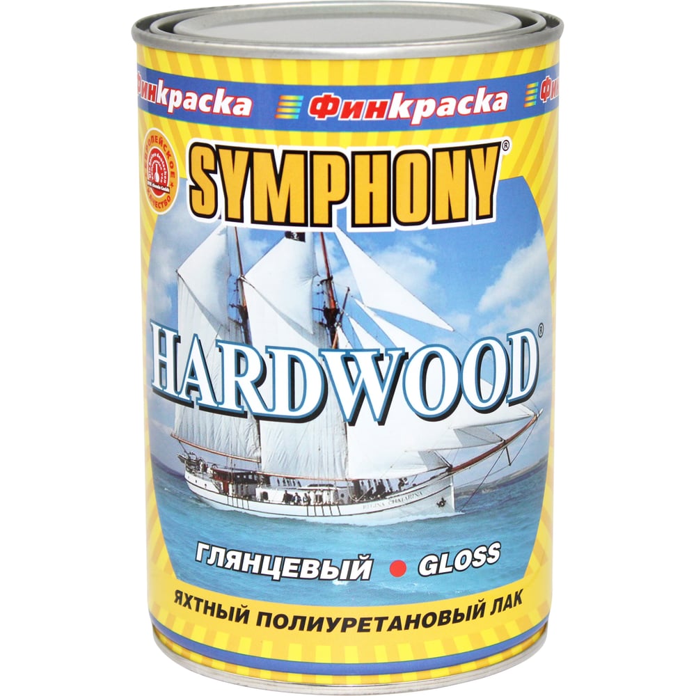 Изображение товара Лак SYMPHONY для дерева/яхт и лодок/глянцевый бесцветный 0.9 л