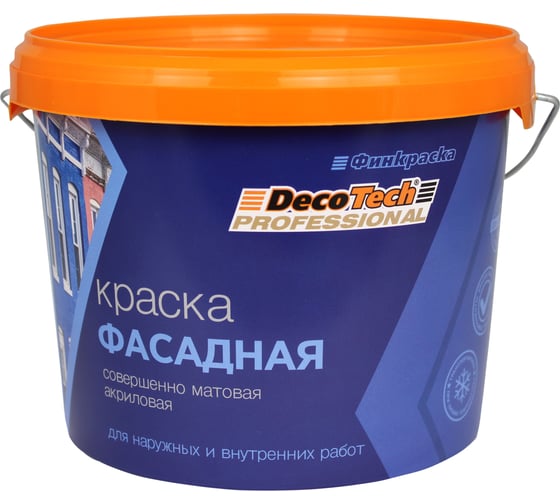 Изображение товара Краска DecoTech в/э, фасадная база LАP, 3/2,7л, oсновной 00-00015039