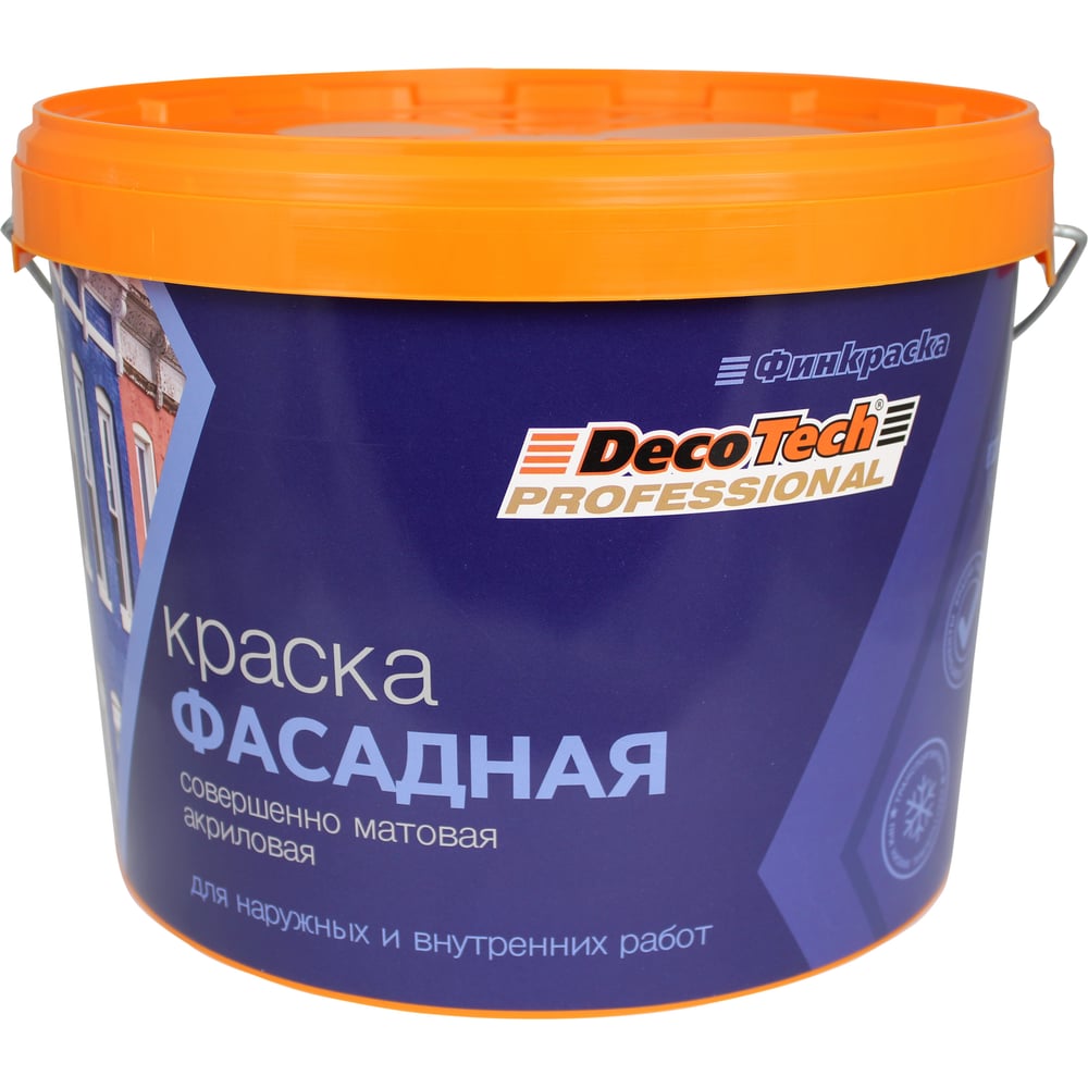 Изображение товара Краска DecoTech LAP база LAP Белая 9 л