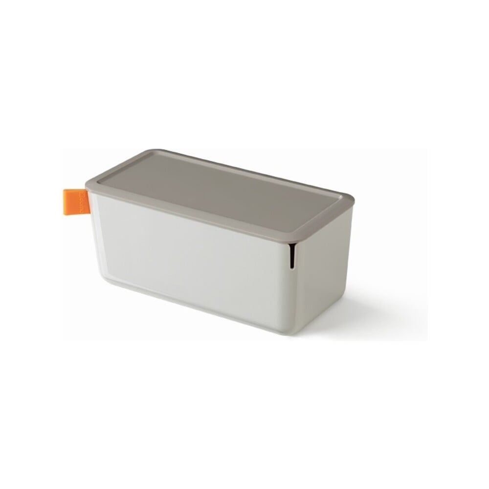 Изображение товара Настольный ящик для хранения DELI, размер 212x105x93.5 мм, светло-серый XDM10-GR