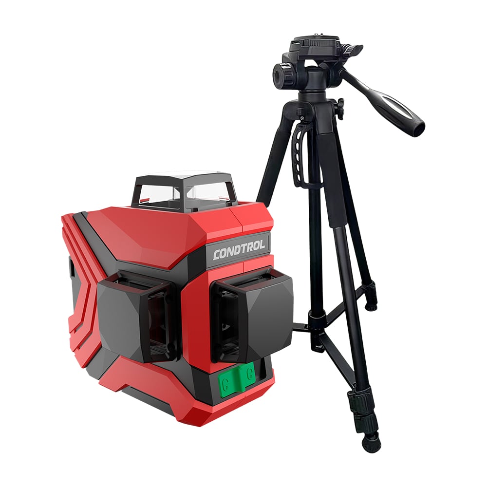 Изображение товара Лазерный нивелир Condtrol GFX360-3 + Штатив H160 с элевационной головкой (1/4) 1-2-365