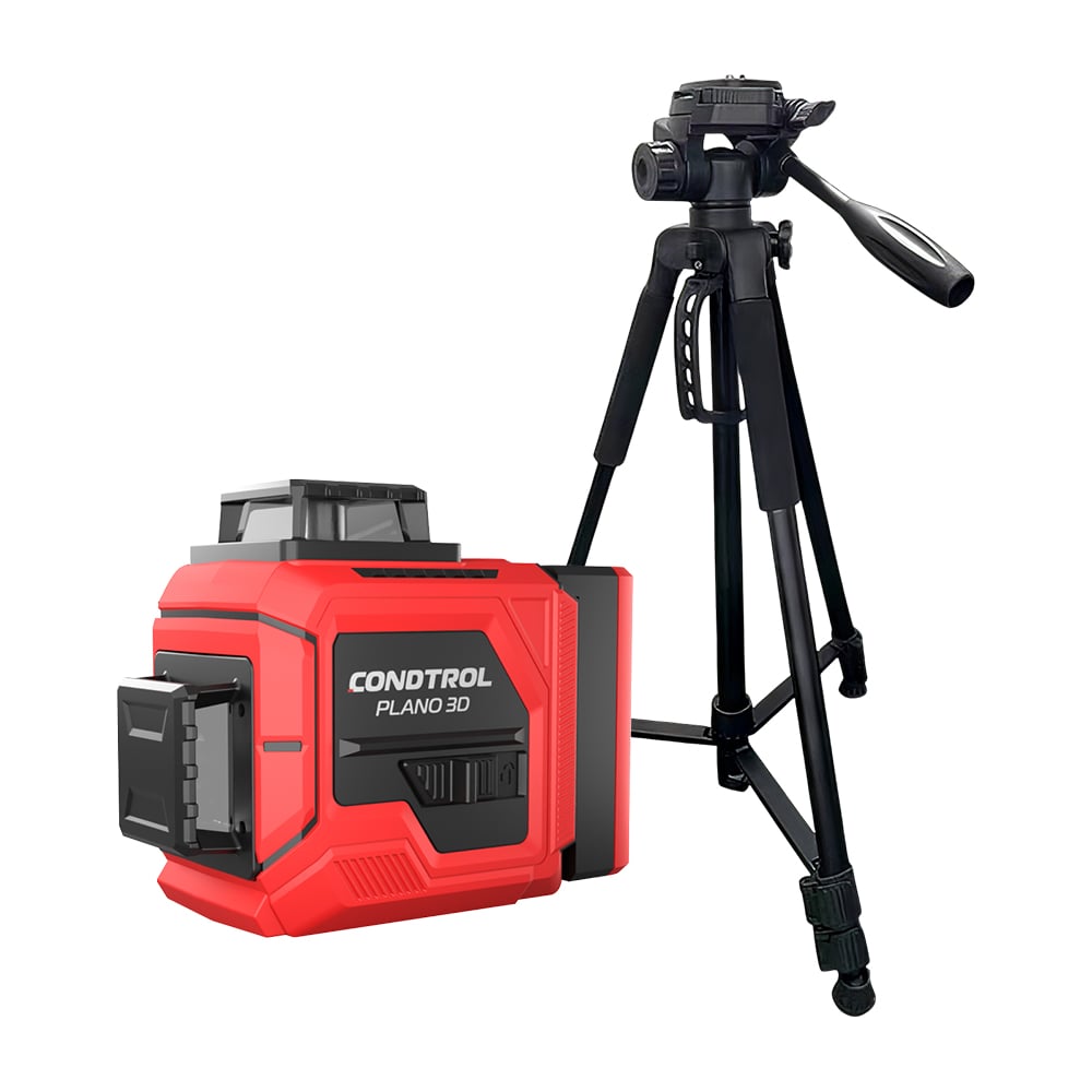 Изображение товара Лазерный нивелир Condtrol PLANO 3D + Штатив H160 с элевационной головкой (1/4) 1-2-359