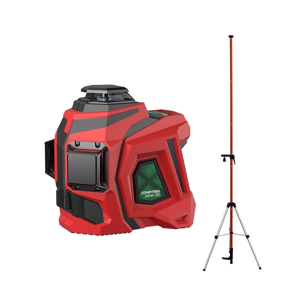 Изображение товара Лазерный нивелир Condtrol XLiner 3D + Распорная штанга-штатив Pillar 1-2-366