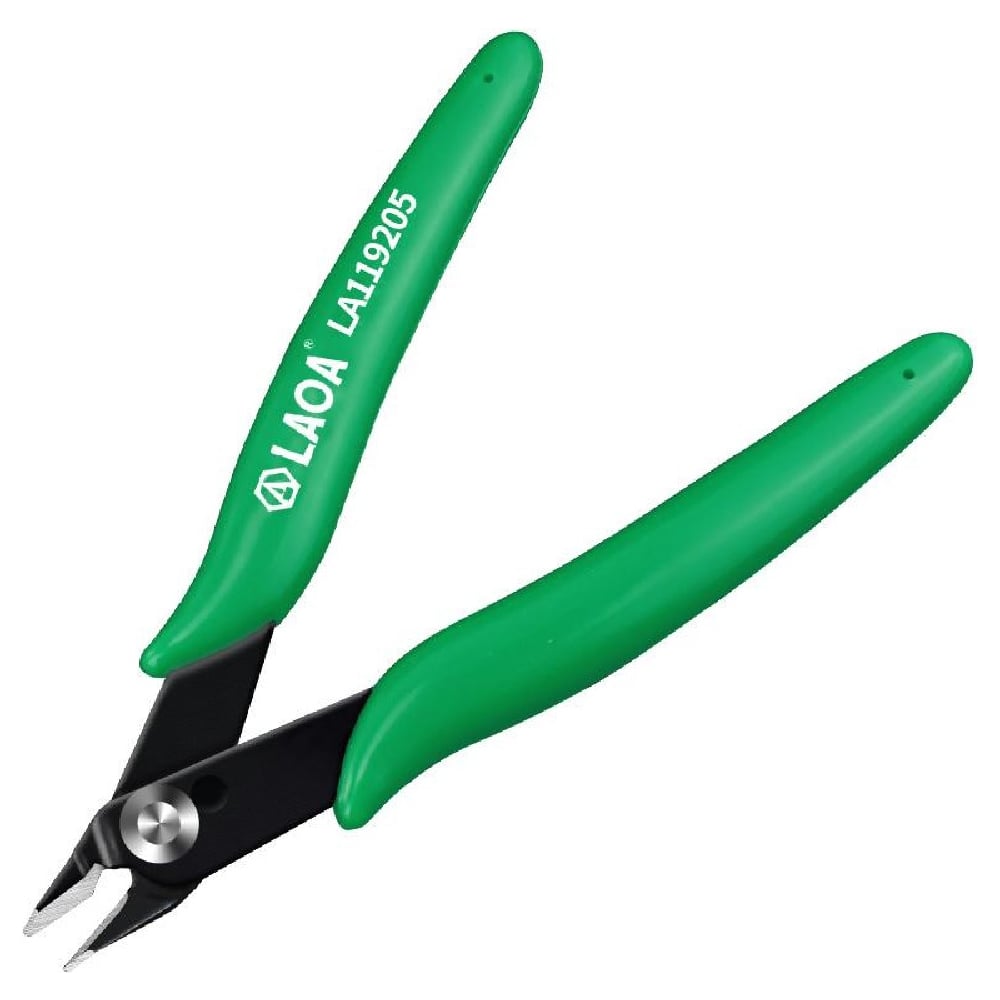 Изображение товара LAOA LA119205 Бокорезы прецизионные 125 мм, угол 21°, зел. рукоятки