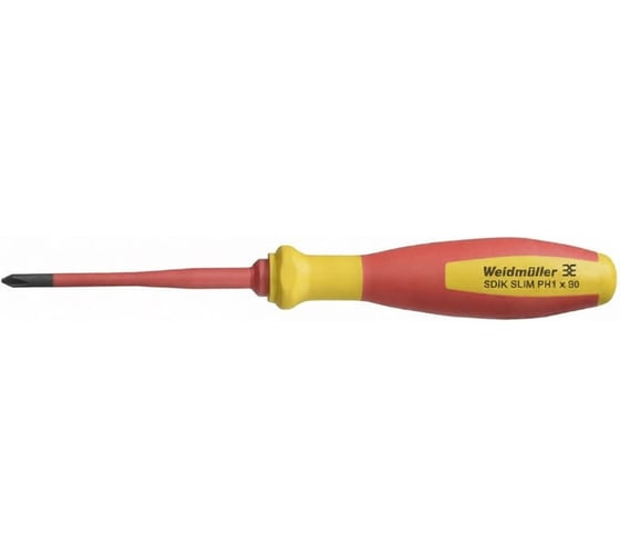Изображение товара Отвертка Weidmuller SDIK SLIM PH1 X 80, Ширина лезвия (B): 80 mm, Толщина лезвия (A): 2749650000