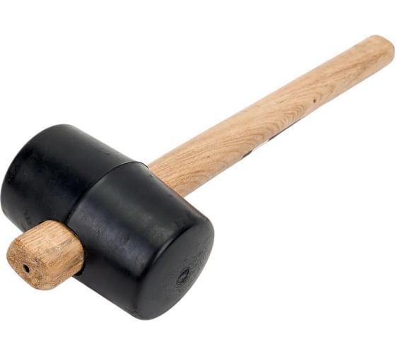 Изображение товара Киянка ULTIMA, деревянная рукоятка, 900 г, черная резина 121044