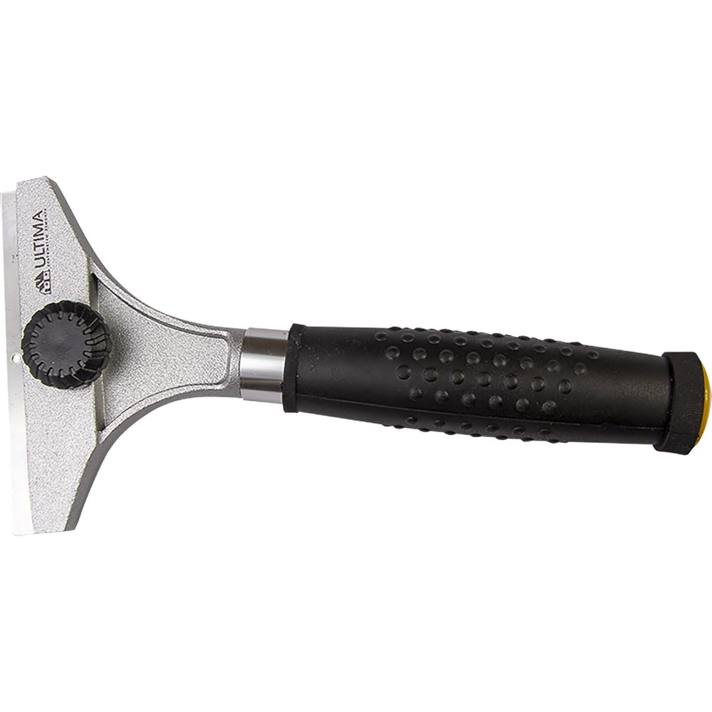 Изображение товара Скребок ULTIMA 100 мм, фиксированное лезвие, металлическая обрезиненная ручка 119039