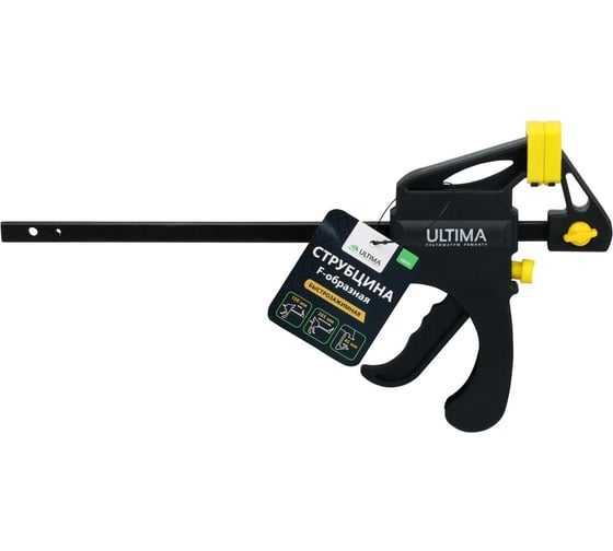 Изображение товара Струбцина F-образная ULTIMA 200х315х45 мм, быстрозажимная 160102