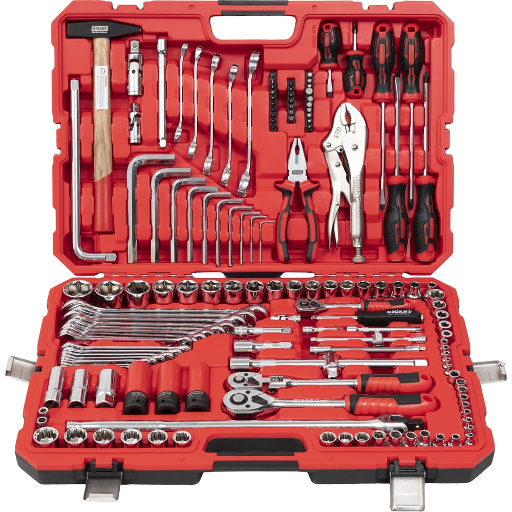 Изображение товара Набор инструментов Gigant GPS 147 Профессиональный 147 предметов, кейс Изображение товара Набор инструментов Gigant GPS 147 Профессиональный 147 предметов, кейс