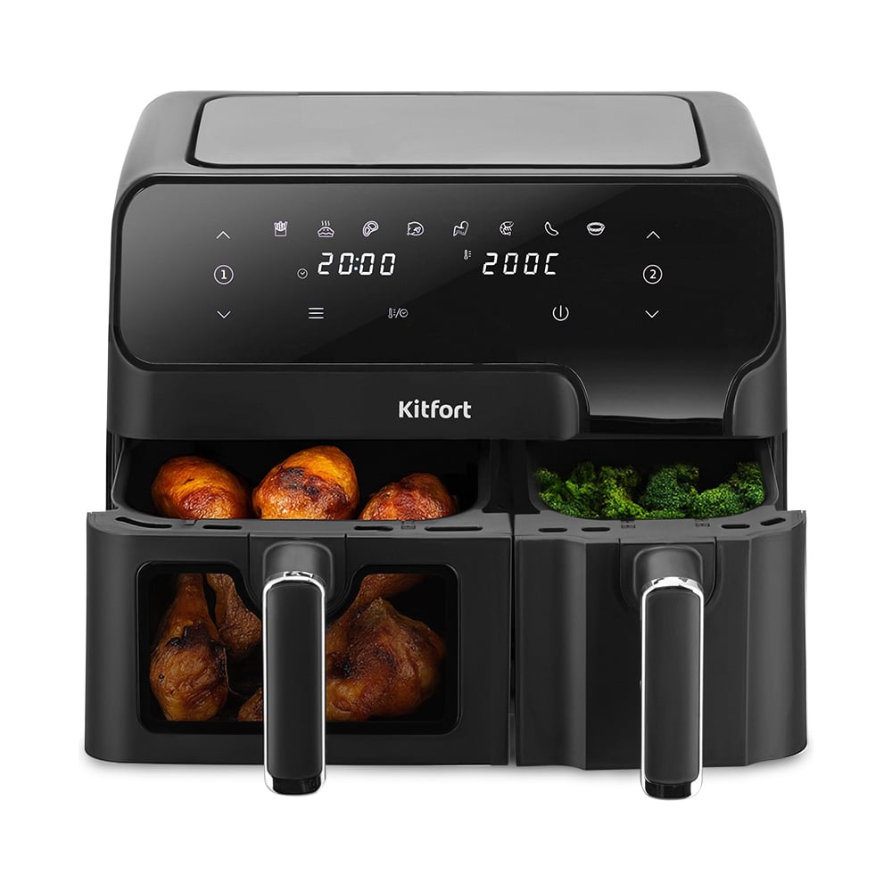 Изображение товара Аэрогриль KITFORT KT-8148 2700 Вт с сенсорным управлением, 9 л