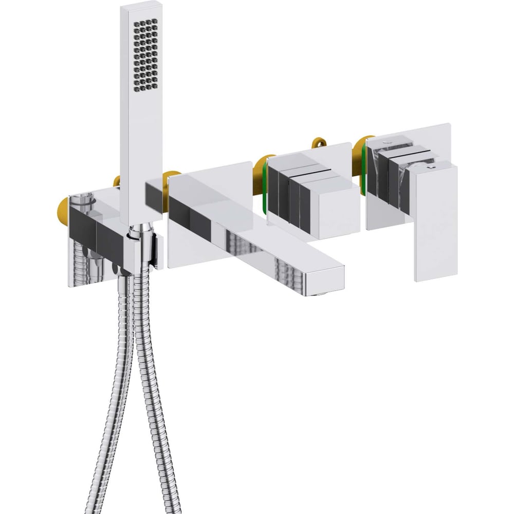 Изображение товара Смеситель для ванны встроенный AQUATEK AQ1644CR ЛИБРА (внешняя и скрытая часть) 00000145286