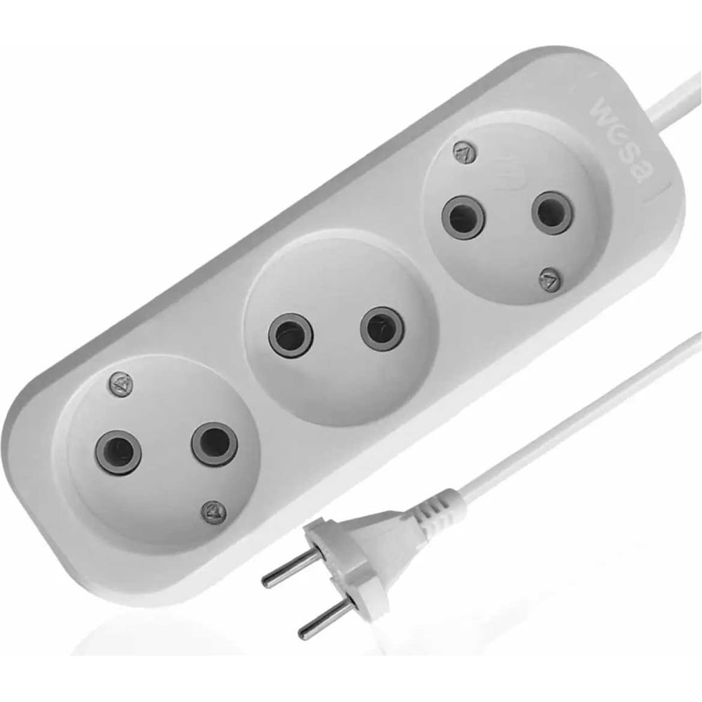 Изображение товара Удлинитель AVG MGP-124 5 м 3 розетки без заземления