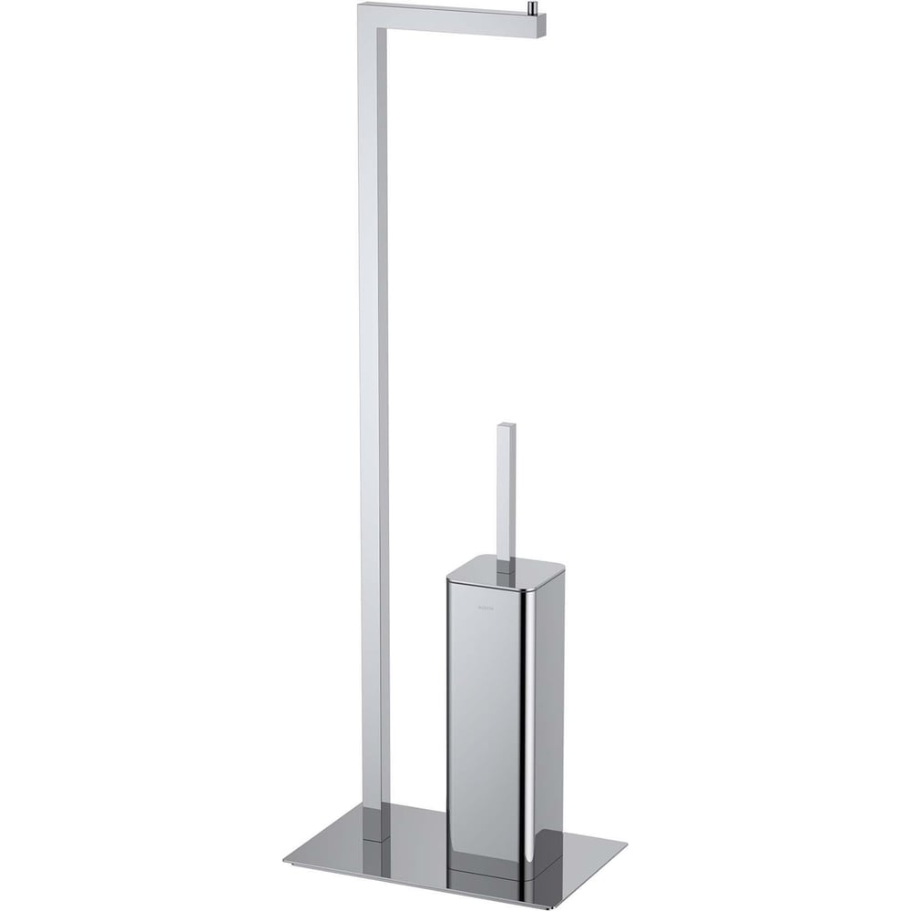 Изображение товара Держатель туалетной бумаги с ершиком AQUATEK AQ4331CR ЛИБРА напольный 00000145288