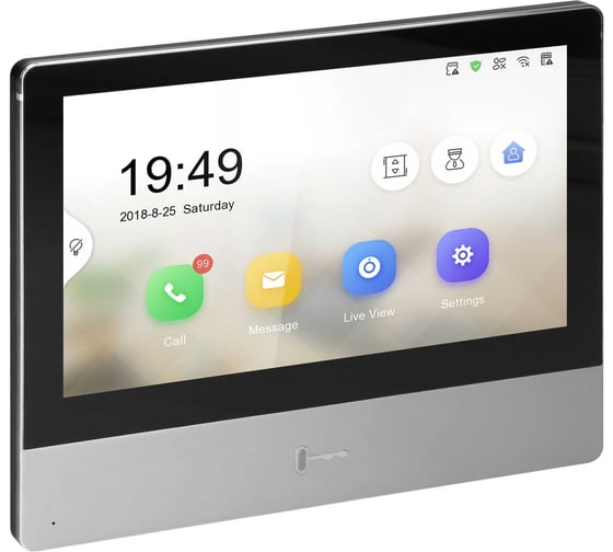 Изображение товара IP-видеодомофон Hikvision DS-KH8350-TE1 (серебристый)