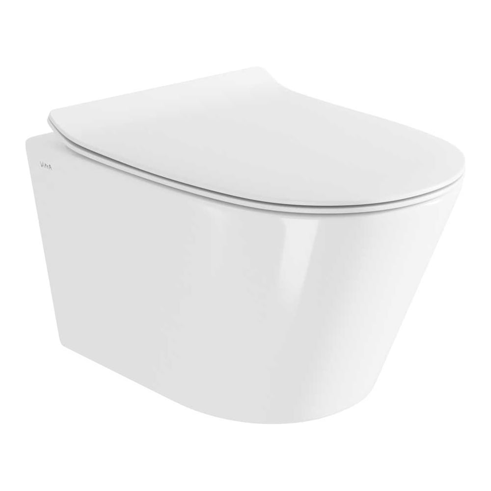 Изображение товара Унитаз подвесной Vitra M50 безободковый с сиденьем микролифт