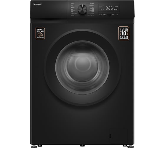 Изображение товара Стиральная машина Weissgauff WM 39106 Inverter Steam Black 439148
