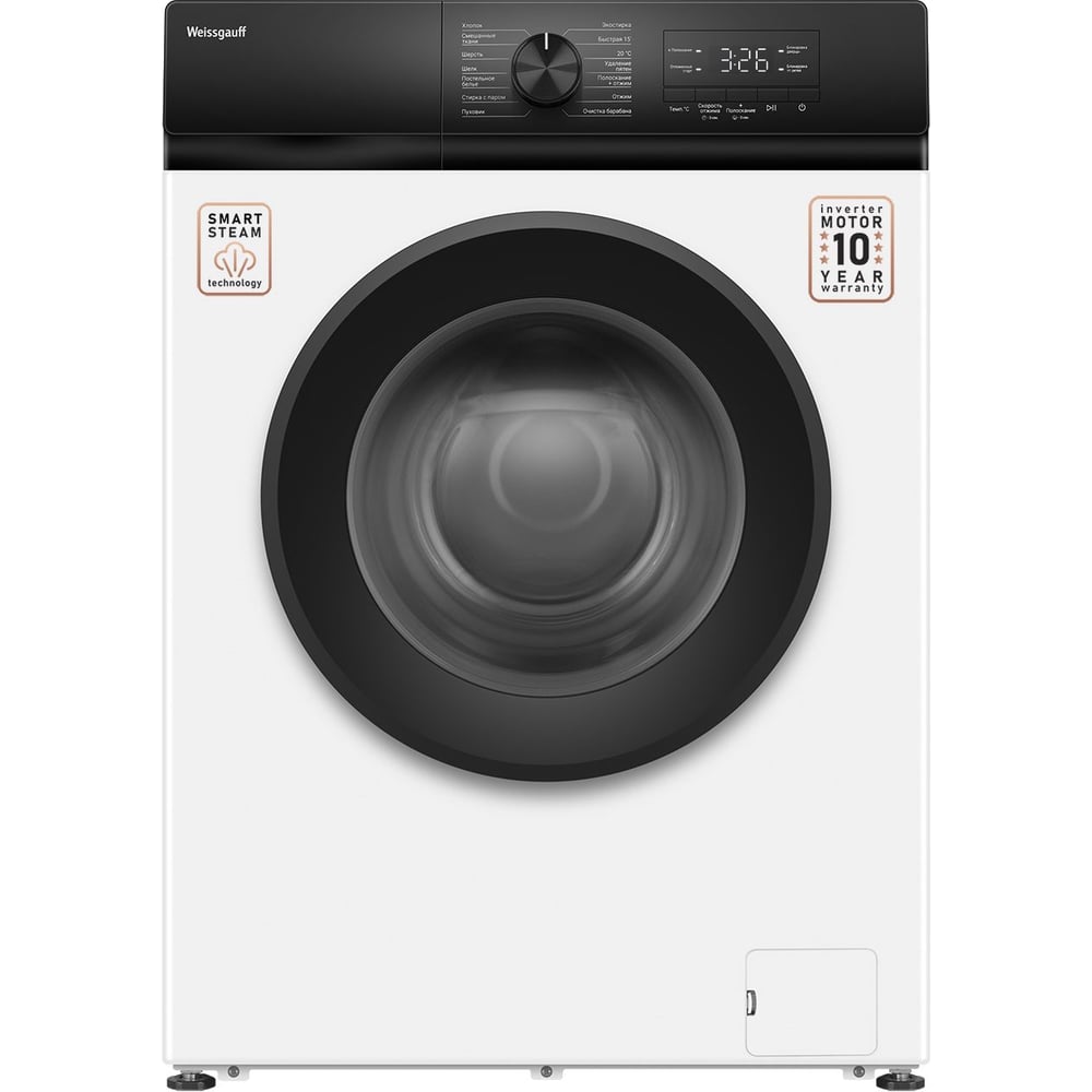Изображение товара Стиральная машина Weissgauff WM 39106 Inverter Steam 438301