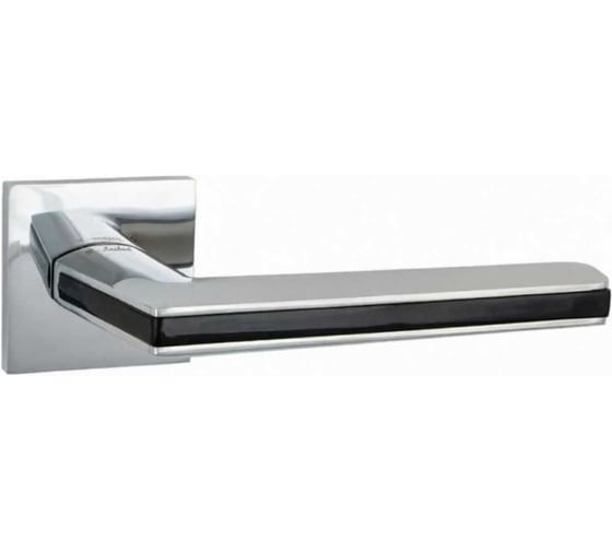 Изображение товара Дверные ручки S-Locked A-802 CP/BL хром S-Locked "ESOTERIC" 121482