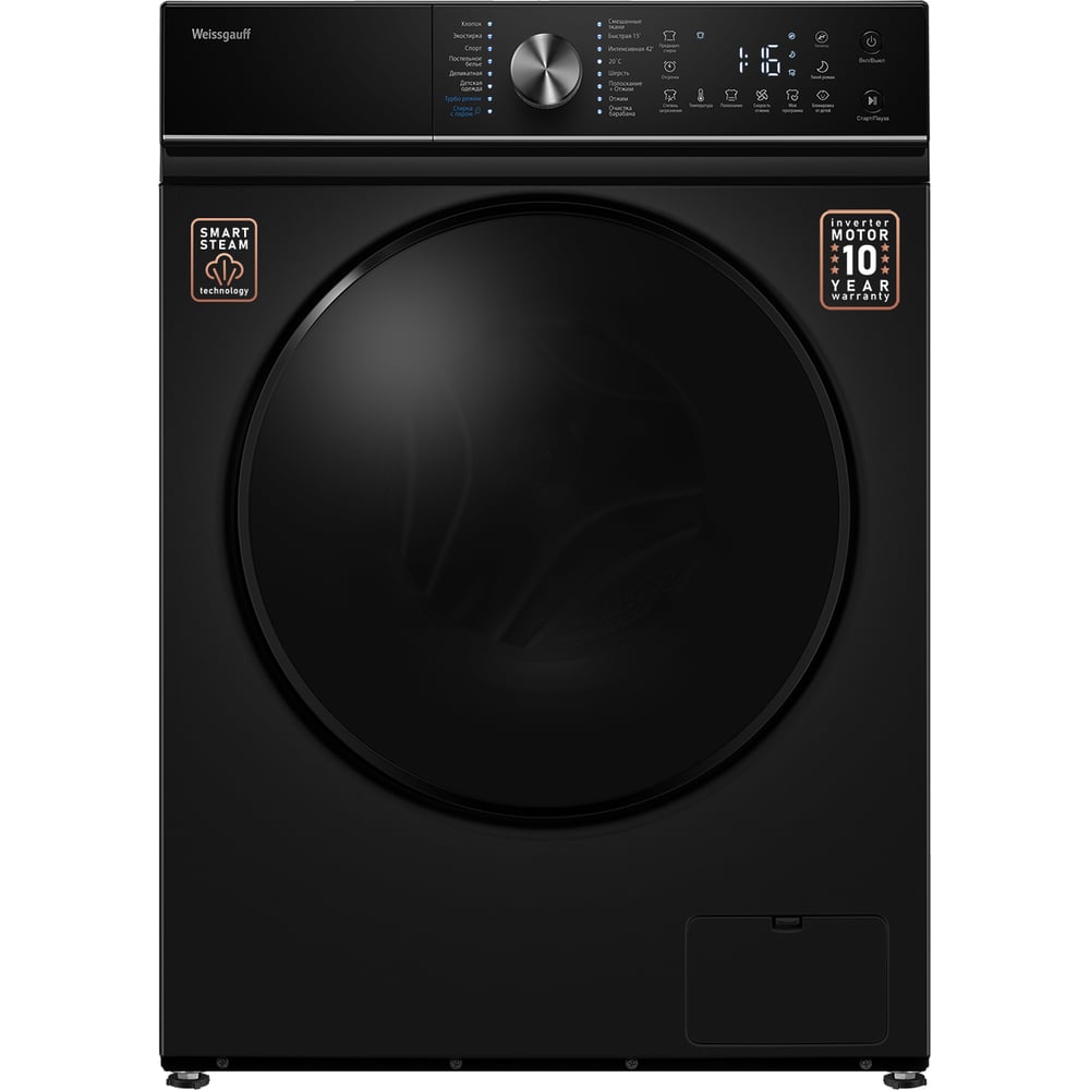 Изображение товара Стиральная машина Weissgauff WM 4106 D Black Edition - 6 кг, А+++