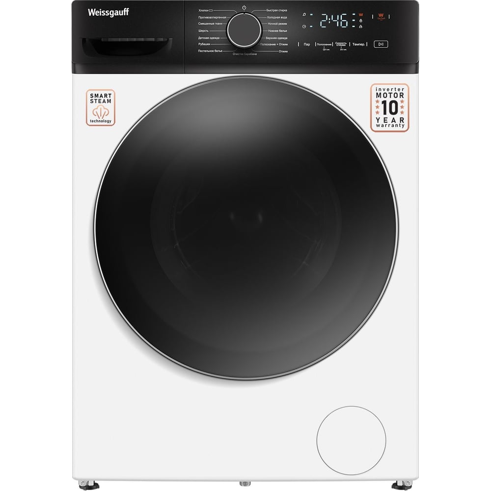 Изображение товара Стиральная машина Weissgauff WM 4627 Touch Inverter Steam