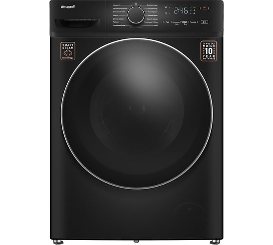 Изображение товара Стиральная машина Weissgauff WM 4627 Touch Inverter Steam Black 439116