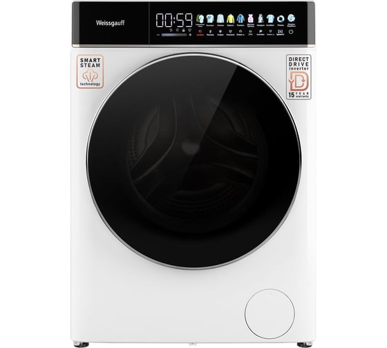 Изображение товара Стиральная машина Weissgauff WM 58411 Direct Drive Inverter Premium Steam 432266