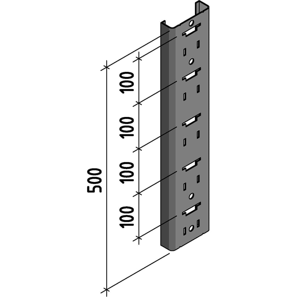 Изображение товара Стойка крепления кронштейна 500 мм PREFAB SKK-500-PRF