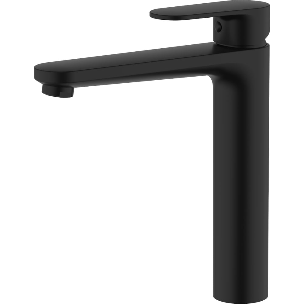 Изображение товара Смеситель AQUATEK НИКА 190 AQ1804MB — матовый черный, 169 мм излив