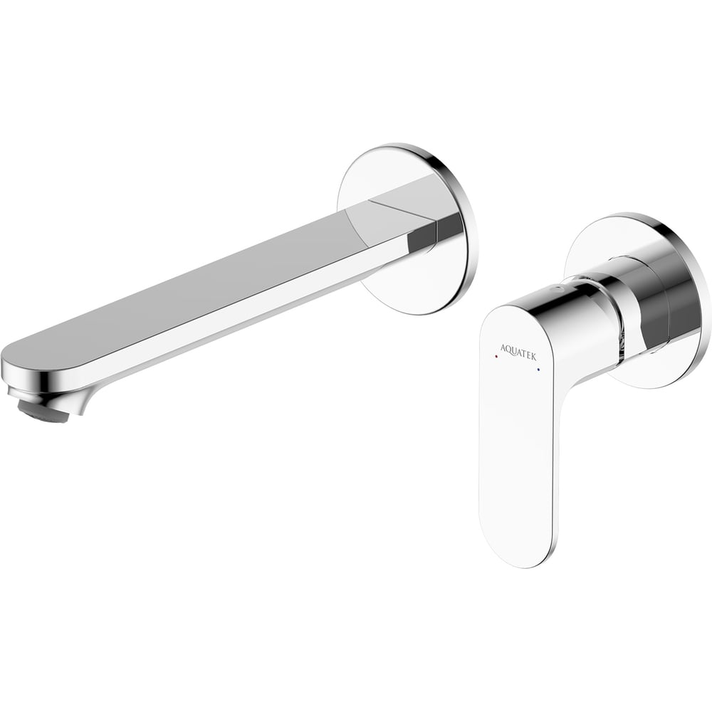 Изображение товара Смеситель для раковины настенный AQUATEK AQ1913CR АЛЬФА (внешняя и скрытая часть) 00000147230