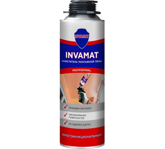 Изображение товара Очиститель монтажной пены INVAMAT 1074