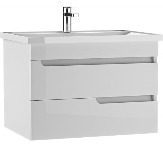 Изображение товара Тумба подвесная Айсберг под раковину NOVA 70 Веста с двумя ящиками В2 DV5924T