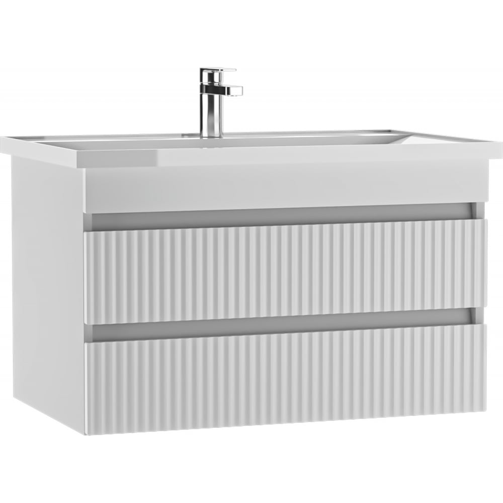 Изображение товара Тумба Айсберг NOVA 80 Бриз подвесная с двумя ящиками