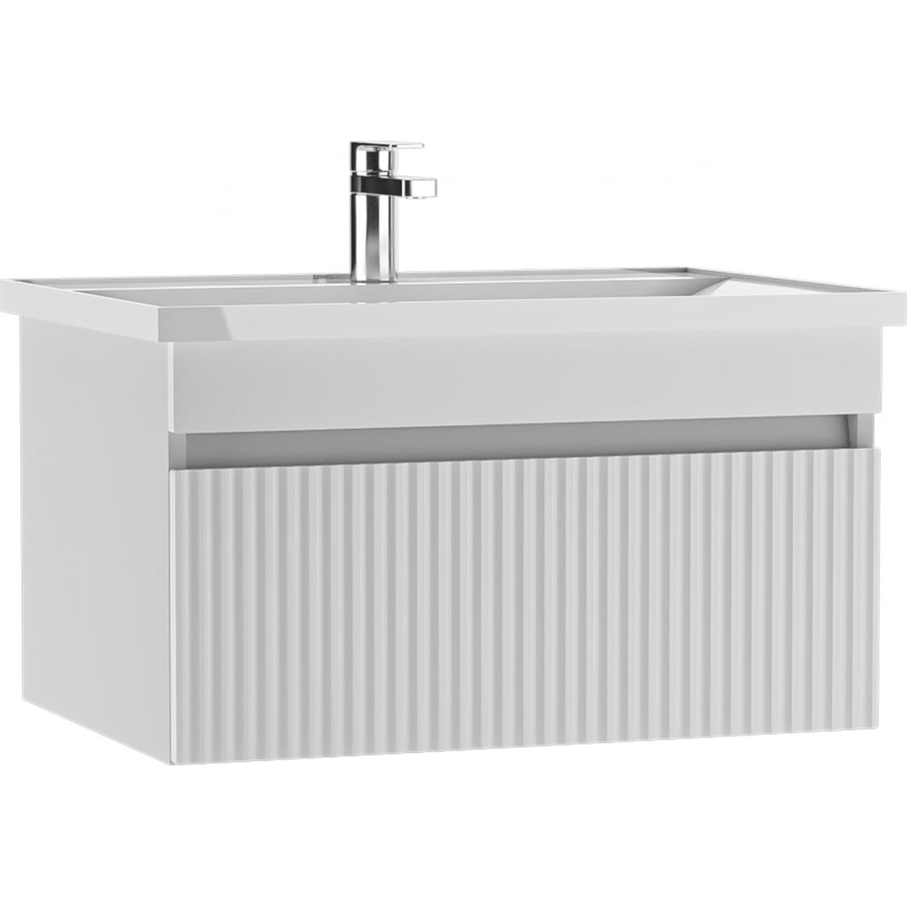 Изображение товара Тумба подвесная Айсберг под раковину NOVA 70 Бриз с одним ящиком В1 DB3017T