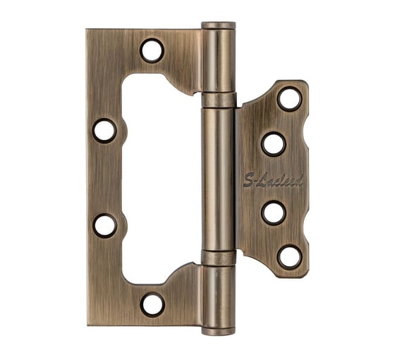 Изображение товара Петля дверная неврезная S-Locked В-100*75*2,5 AB бронза 1 S-Locked "ESOTERIC" 120319