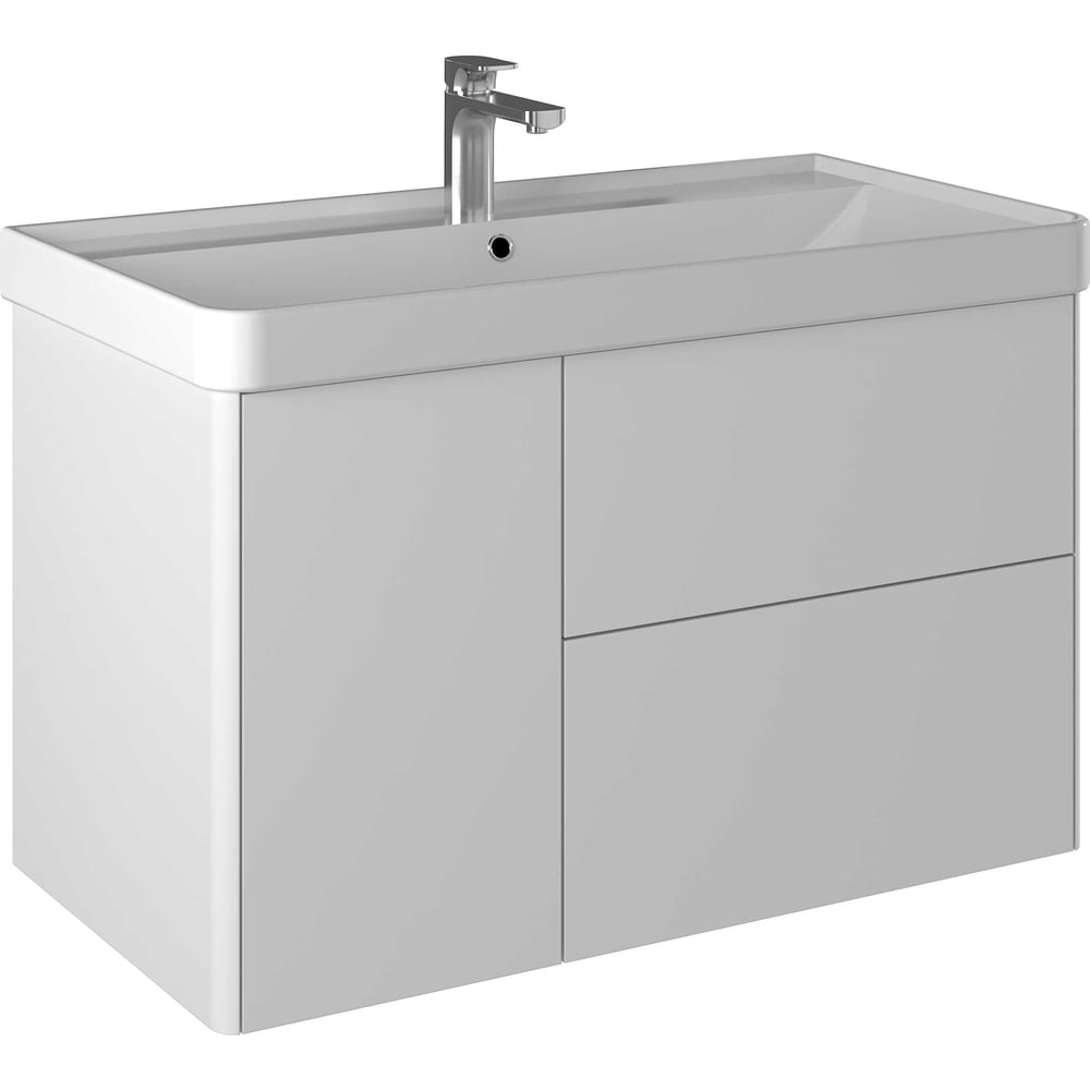 Изображение товара Тумба консольная BRIZ из ДСП и МДФ Сенсе, т20-90 (ум. BEAUTY), 248, 03-20090-20, 00 БЕЛ