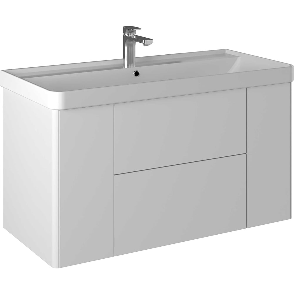 Изображение товара Тумба консольная BRIZ из ДСП и МДФ Сенсе, т20-100 (ум. BEAUTY), 248, 03-20100-20, 00 БЕЛ