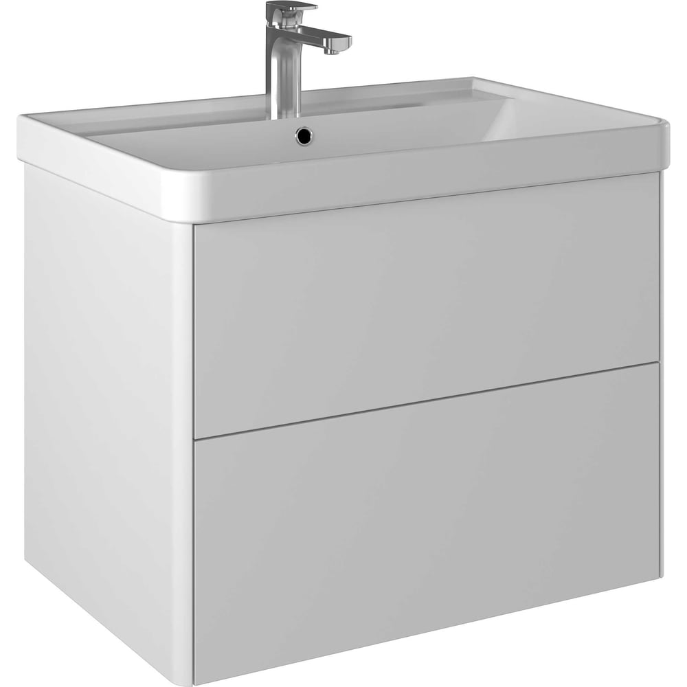 Изображение товара Тумба консольная BRIZ из ДСП и МДФ Сенсе, т18-70 (ум. BEAUTY), 248, 03-18070-20, 00 БЕЛ