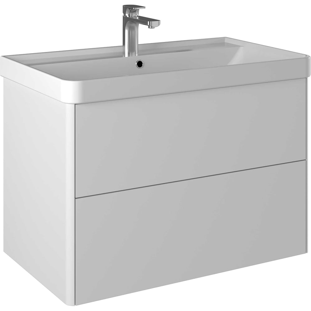 Изображение товара Тумба консольная BRIZ из ДСП и МДФ Сенсе, т18-80 (ум. BEAUTY), 248, 03-18080-20, 00 БЕЛ