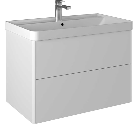 Изображение товара Тумба консольная BRIZ из ДСП и МДФ Сенсе, т18-80 (ум. BEAUTY), 248, 03-18080-20, 00 БЕЛ