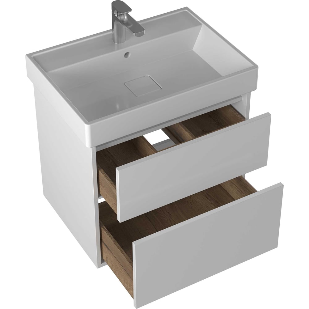 Изображение товара Тумба консольная BRIZ из ДСП Монца т18-65 (ум. Вилис) 237 03-18060-17 00 БЕЛ 237 03-18065-17 00 БЕЛ