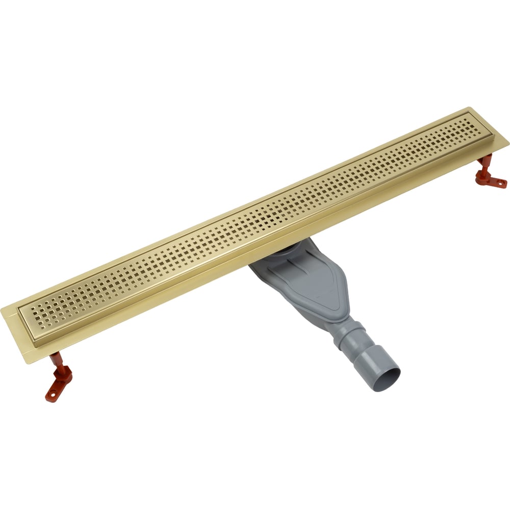 Изображение товара Лоток душевой IDDIS, сифон 360, комбинированный затвор, перфорированная решетка, 800 мм, золото, 975B8MG20DZ