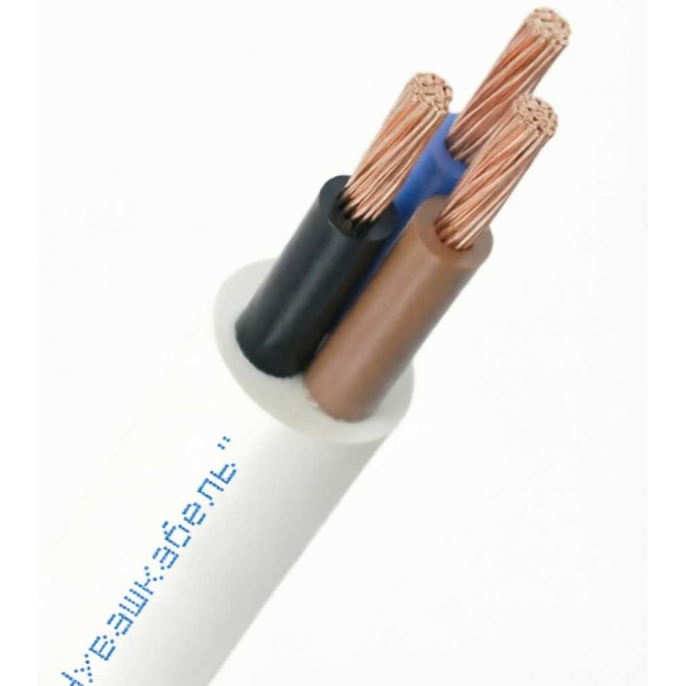 Изображение товара Кабель АО "ЗАВОД "ЧУВАШКАБЕЛЬ" ПВС 3х0,75 белый (10 м) ТУ ПI1053R0000Б005