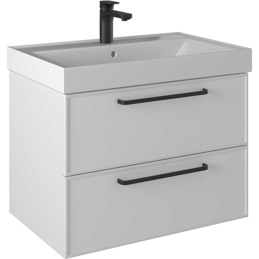 Изображение товара Тумба консольная PRATO из ДСП и МДФ Кватро, т18-70 (ум. Грэмми), 246, 03-18070-19, 00 БЕЛ