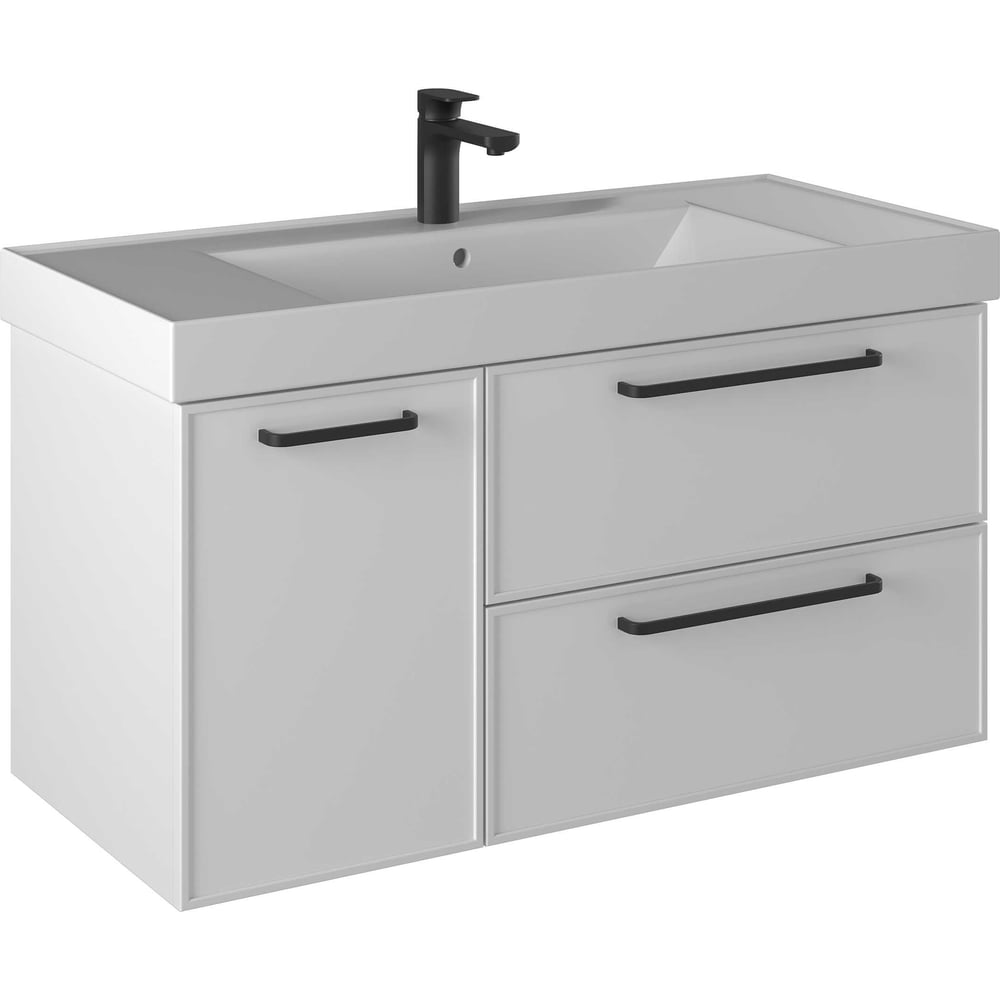 Изображение товара Консольная тумба PRATO Кватро т20-100 белый матовый